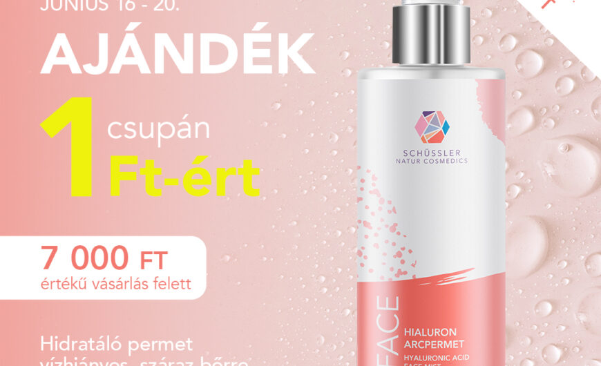 Ajándék Hialuron arcpermet