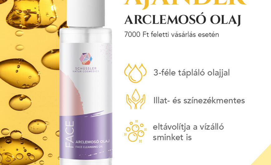 Ajándék arclemosó olaj