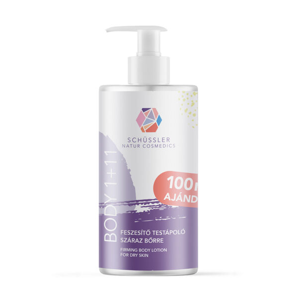 feszesítő testápoló, Schüssler Nr 1+11 testápoló száraz bőrre